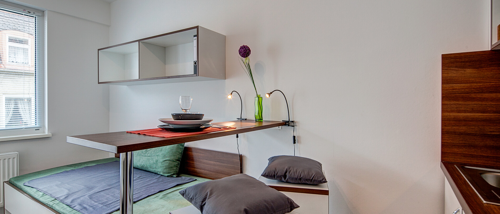 studio München Milbertshofen 01 sleeping area 9971