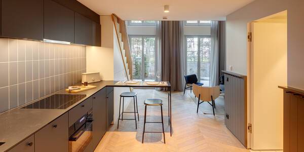 maisonette-gallery apartment with 1.5 room | Munich-Herzogpark | 12521