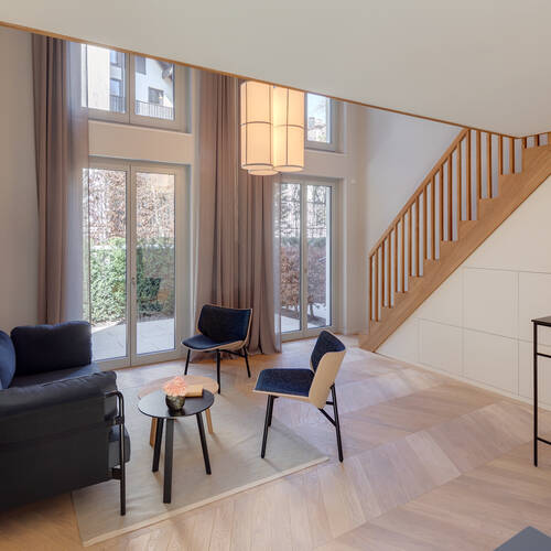 maisonette-gallery apartment with 1.5 room | Munich-Herzogpark | 12522