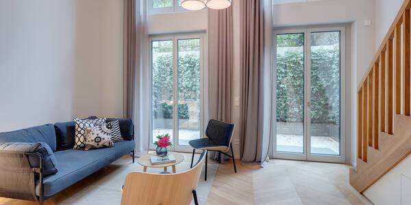 maisonette-gallery apartment with 1.5 room | Munich-Herzogpark | 12615