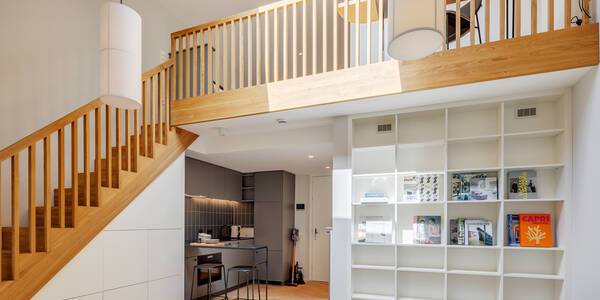 maisonette-gallery apartment with 1.5 room | Munich-Herzogpark | 12652