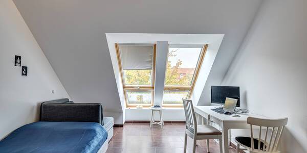 attic apartment with 1 room | Munich-Ludwigsvorstadt | 12778