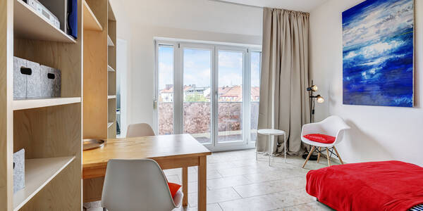 attic apartment with 1 room | Munich-Schwabing | 598
