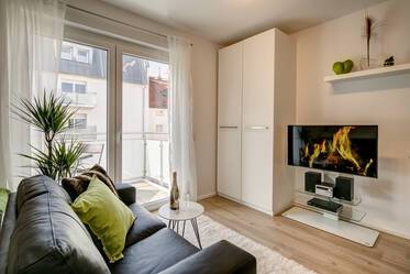 New building 2016: Furnished 1-room apartment in Moosach
