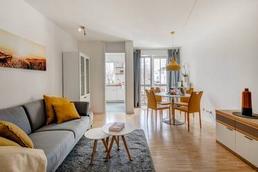 First occupancy: modern, very nicely furnished 2-room apartment