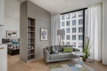 Top furnished 1,5 room apartment in the FRIENDS Tower