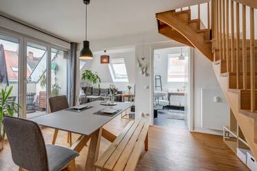 Nicely furnished maisonette in Maxvorstadt