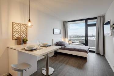 Furnished 1-room studio with balcony, at Rosenheimer Platz