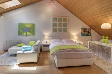 Attic apartment with good floorplan