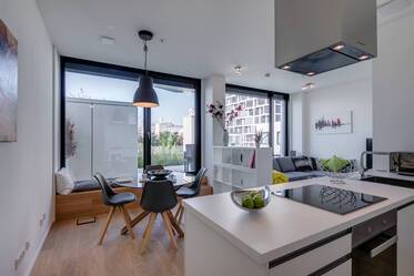 Modern 2-room apartment in the FRIENDS tower