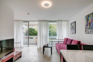 Quiet residential area: furnished 1.5-room apartment