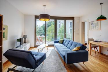 New building 2017: 2-room apartment in Parkstadt-Schwabing