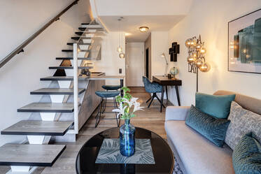 Apartment with gallery and roof-terace for rent