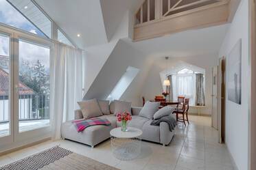 Exclusive gallery apartment with high-quality furniture