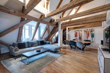 Beautifully furnished maisonette-gallery apartment in Altstadt