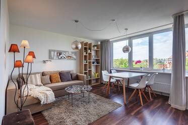 Spacious apartment with beautiful balcony