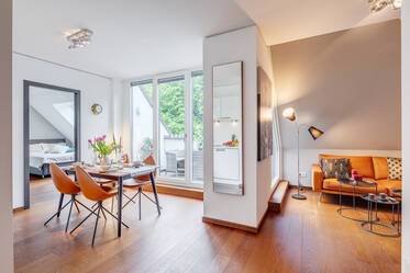 Luxury attic apartment in prime location