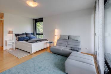 Furnished apartment with balcony at the Olympiapark