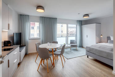 First occupancy: Modern apartment with balcony