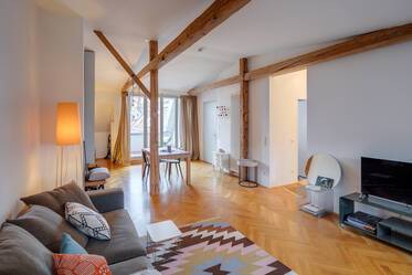 Bright attic-apartment with south-loggia