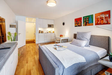 Modernly furnished apartment with balcony for rent