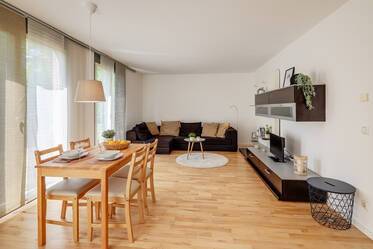 Garden apartment with sunny terrace for rent
