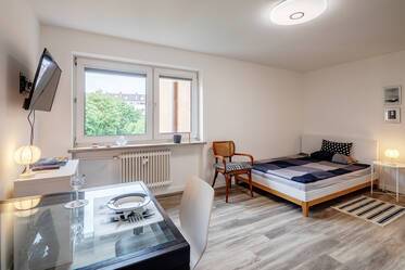 Very good, quiet location near the Isar flood banks