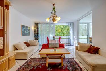 Practically furnished apartment with balcony for rent 