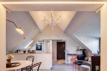 Luxury: beautifully furnished roof terrace apartment in Schwabing-West