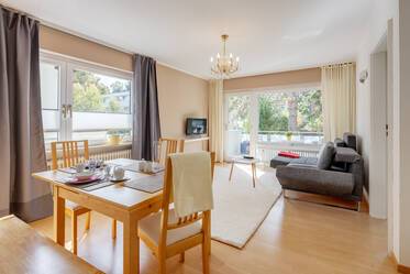 Quiet 2-room apartment for rent with south balcony