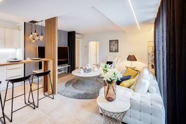 Furnished 3-room apartment with loggia for rent