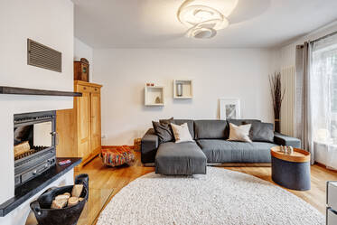 Semidetached house with garden lounge and terrace for rent