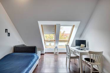 Furnished attic apartment in Ludwigsvorstadt