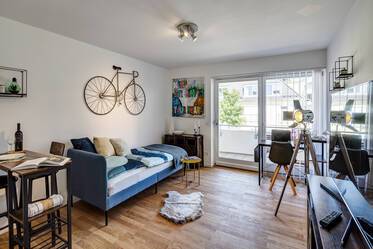 Stunning 1-room apartment with loggia for rent