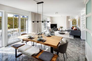 Maisonette apartment with garden and terrace