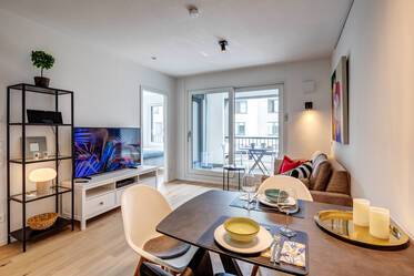 New building  - apartment with modern equipment 