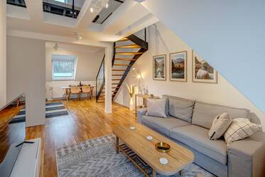 Stunning maisonette apartment with modern kitchen