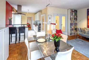Generous apartment with great roof-terrace