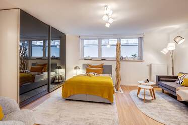 Charming, like-new souterrain apartment