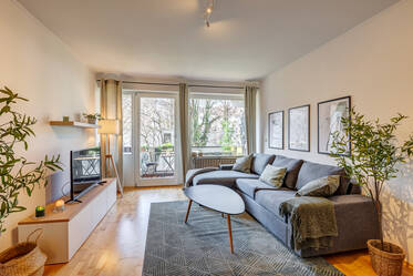 Beautiful 2-room apartment with charming balcony