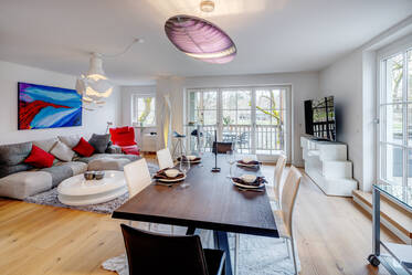 Stylish apartment with river view in Bad Tölz for rent