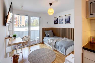 Student apartment in inner courtyard location