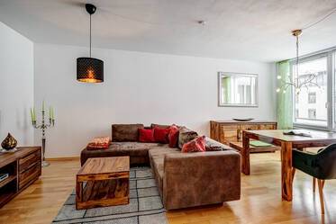 Furnished 2-room with loggia for rent