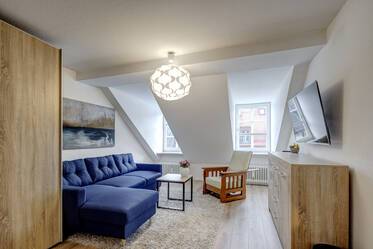Charming city apartment on the top floor for rent
