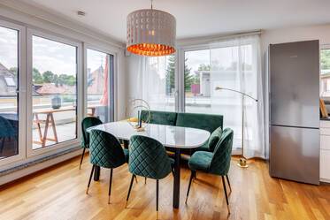 Maisonette apartment with beautiful roof terrace