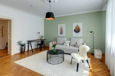 Modernly furnished garden apartment for rent