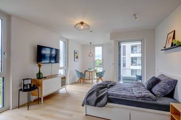 Modern and bright: furnished 1-room apartment for rent