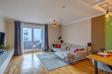 Beautifull furnished apartment with south-west balcony