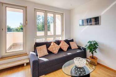 Modern and bright roof-terrace apartment for rent
