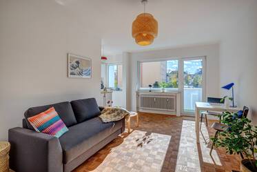 Quiet mezzanine apartment with south-balcony